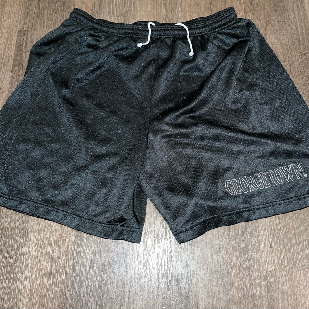 Vintage GeorgeTown Hoyas  Black Athletic Men's Shorts